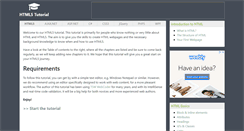 Desktop Screenshot of html5-tutorials.org